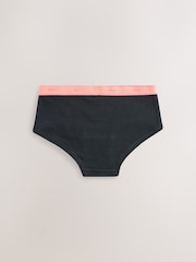 Black Bright Elastic - Pachet 10 de slip hipster (2-16ani) - Imaginea 7 din 14