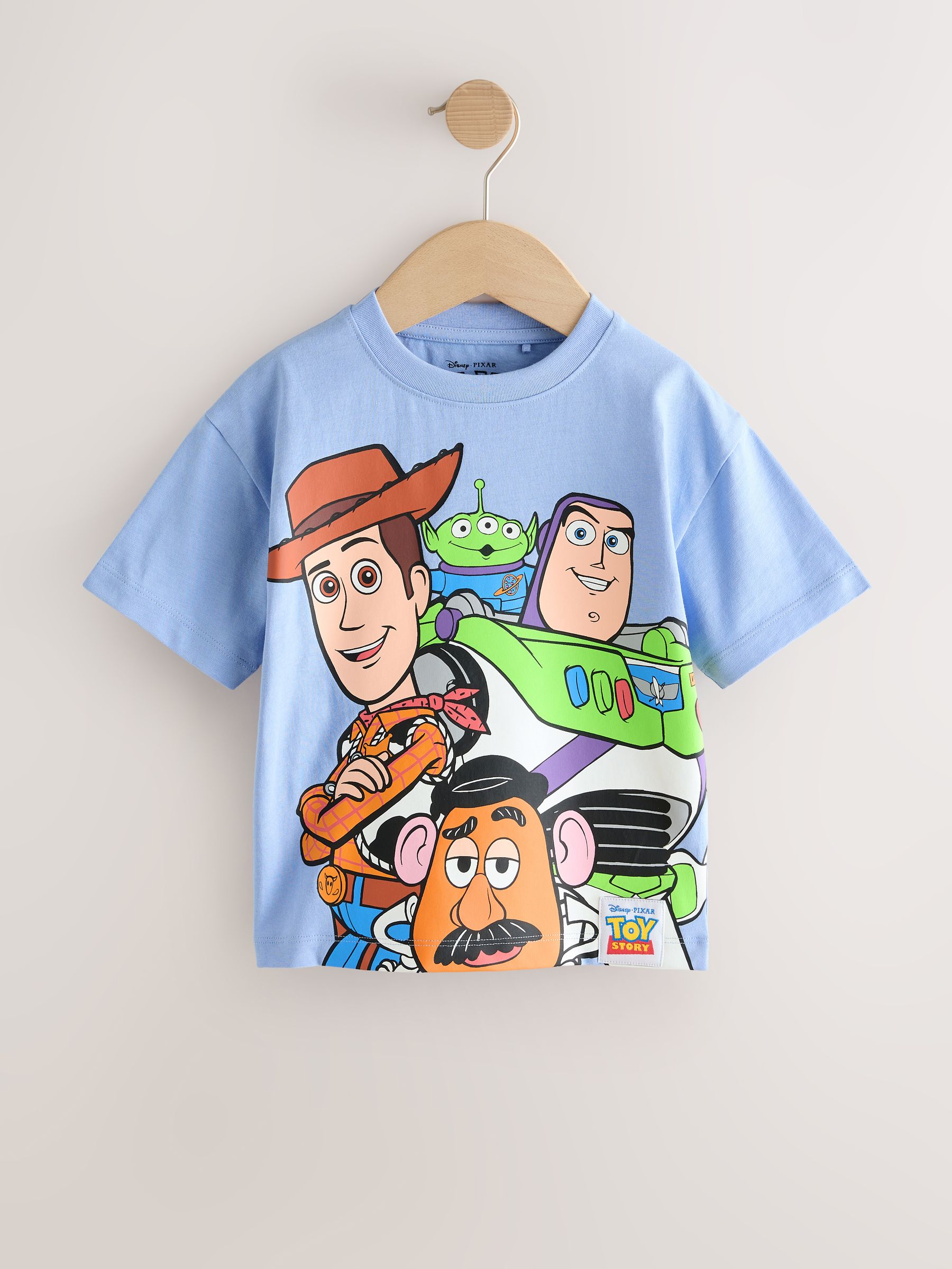 Buy Blue Aliens Toy Story Short Sleeve T-Shirt (3mths-8yrs) from