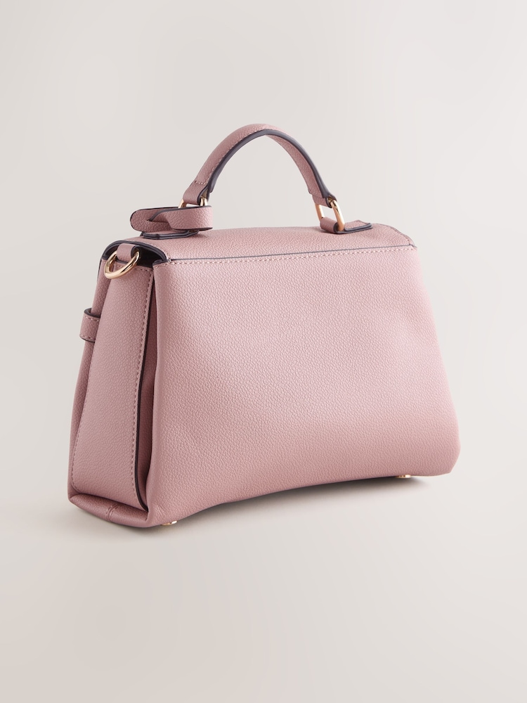 Pink Belted Hand Held Bag - Image 2 of 5