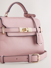 Pink Belted Hand Held Bag - Image 3 of 5