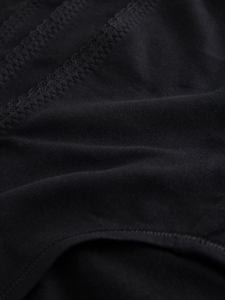 Black Hipster Briefs 5 Pack (3-16yrs) - Image 8 of 8