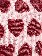 Pink Heart Beaded Shoulder Bag - Image 11 of 11