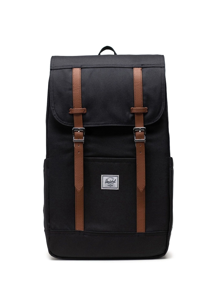 Herschel Supply Co Retreat Black Backpack - Image 1 of 12 Herschel Supply Co Retreat Black Backpack - Image 1 of 12