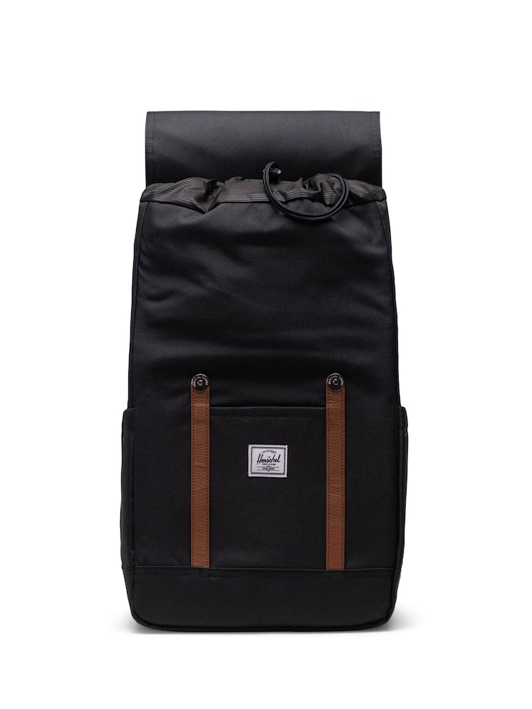 Herschel Supply Co Retreat Black Backpack - Image 2 of 12 Herschel Supply Co Retreat Black Backpack - Image 2 of 12