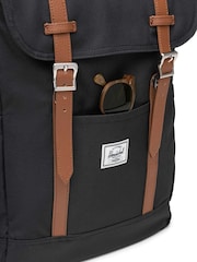 Herschel Supply Co Retreat Black Backpack - Image 6 of 12