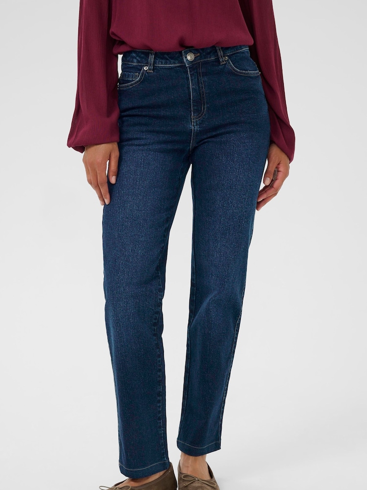 Kaffe Regular Fit Blue Maris Denim Jeans - Image 1 of 6