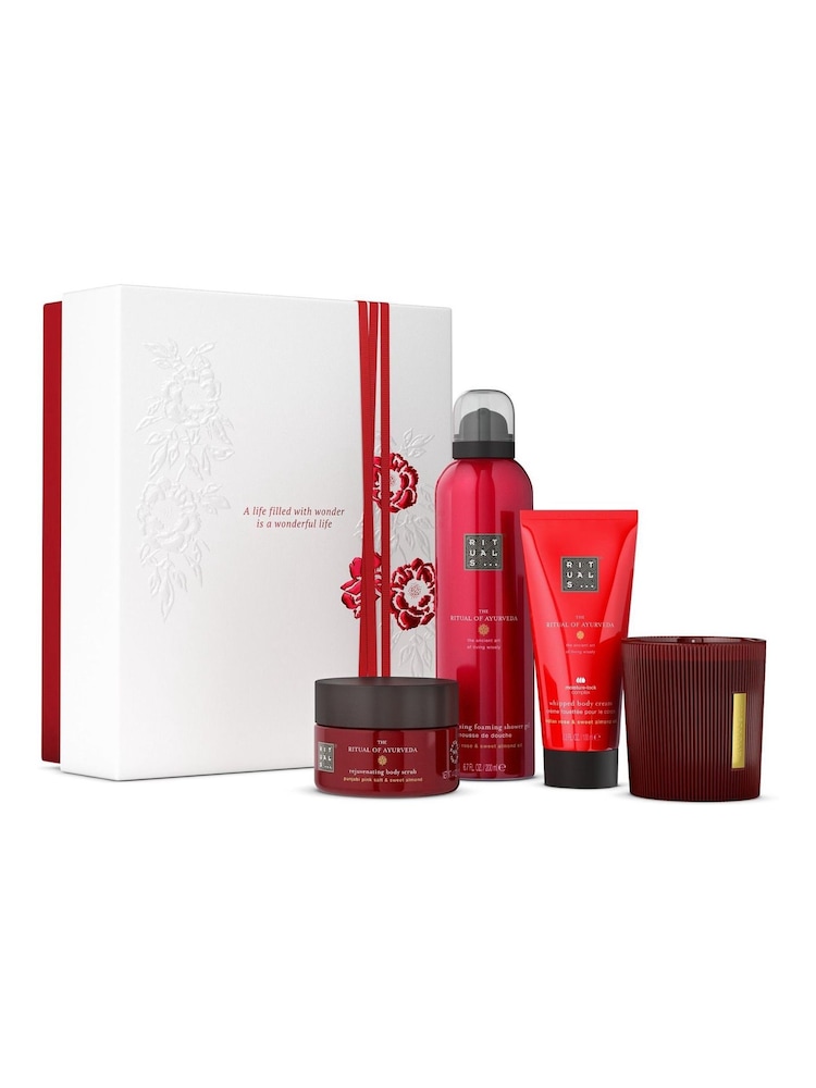 Rituals The Ayurveda Sweet Almond Oil & Indian Rose Medium Gift Set (Worth Over £50) - Image 1 of 5 Rituals The Ayurveda Sweet Almond Oil & Indian Rose Medium Gift Set (Worth Over £50) - Image 1 of 5