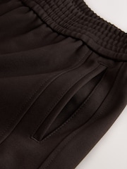 Chocolate Brown Ponte Barrel Leg Trousers - Image 7 of 8