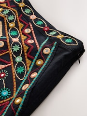 Multi - Embroidered Mini Shorts - Imaginea 7 din 8