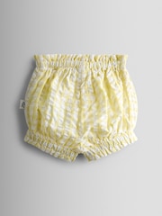JoJo Maman Bébé Yellow Flopsy Embroidered Top, Short & Headband Set - Image 6 of 8