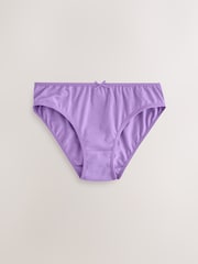Pink/Mink Bikini Briefs 5 Pack (5-16yrs) - Image 5 of 10