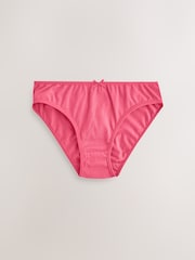 Pink/Mink Bikini Briefs 5 Pack (5-16yrs) - Image 6 of 10