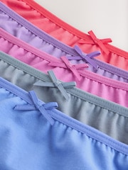 Pink/Mink Bikini Briefs 5 Pack (5-16yrs) - Image 8 of 10