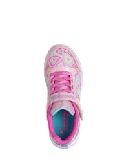 Skechers Black Heart Lights Boogie Love Trainers - Image 5 of 5