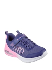 Skechers Blue Microspec Max Advance Fly 3.0 Trainers - Image 3 of 5