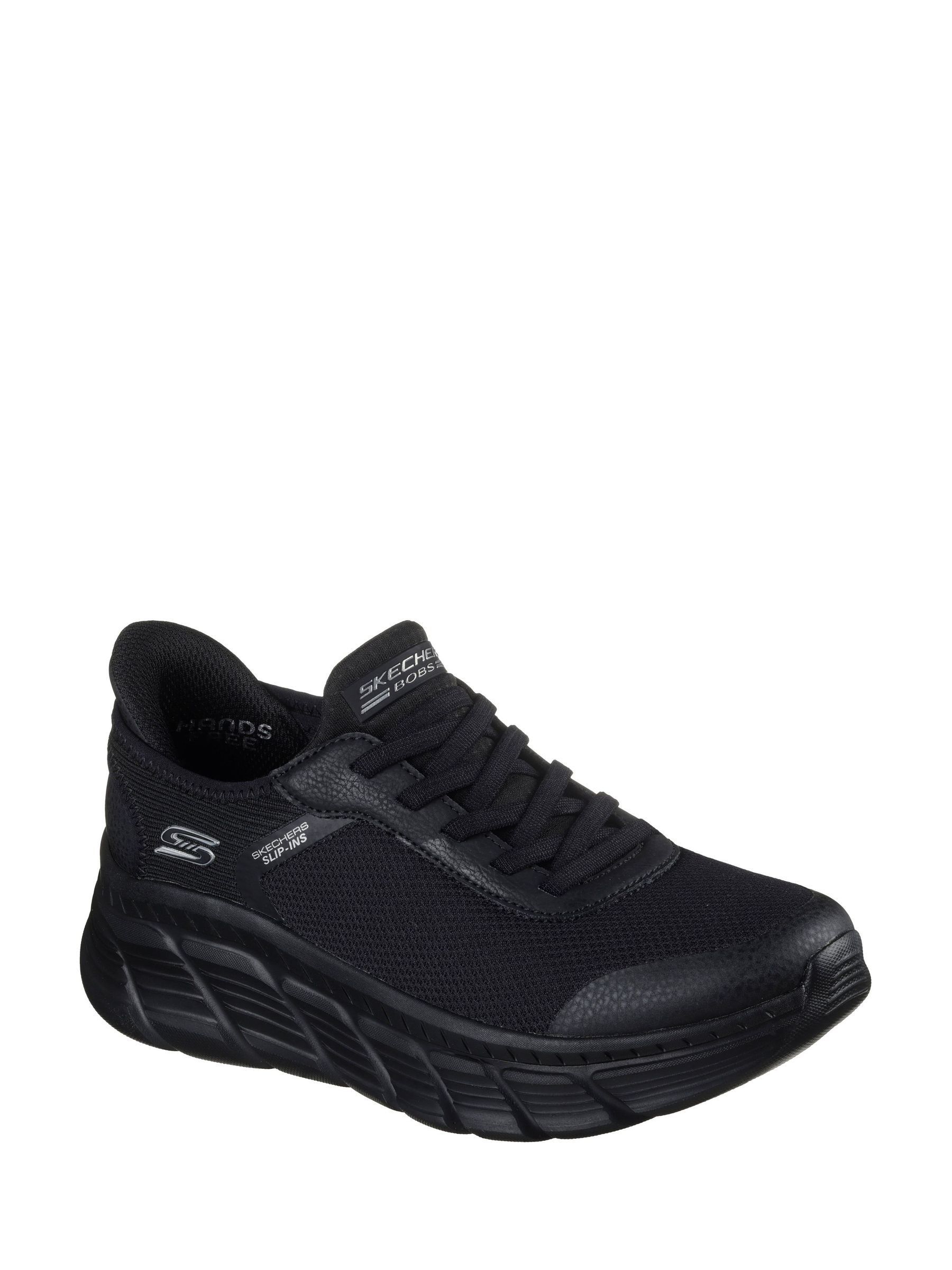 ORR オル Bobby-Soxer V-cut Shoes Black Buy Skechers Black Slip-ins Bobs B Flex Hi Linear Force Trainers