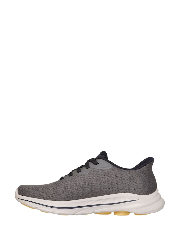 Skechers Grey Slip-Ins Go Walk 8 Trainers - Image 2 of 5 Skechers Grey Slip-Ins Go Walk 8 Trainers - Image 2 of 5