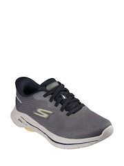 Skechers Grey Slip-Ins Go Walk 8 Trainers - Image 3 of 5