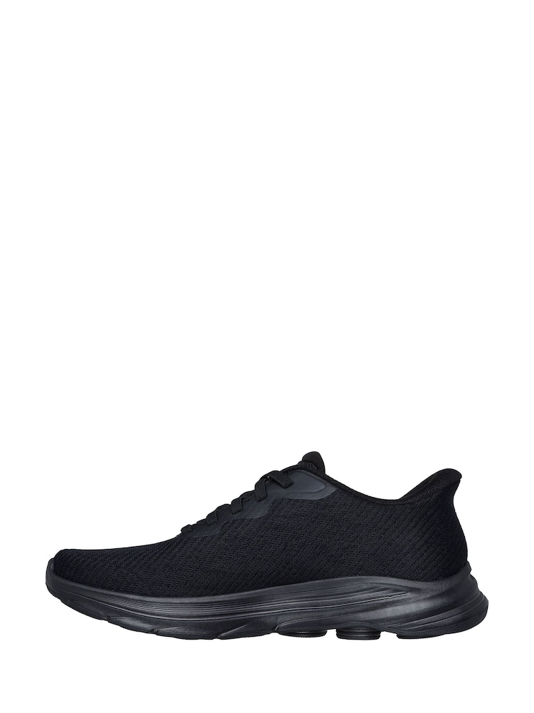 Skechers Black Slip-Ins Go Walk 8 Trainers - Image 2 of 5 Skechers Black Slip-Ins Go Walk 8 Trainers - Image 2 of 5