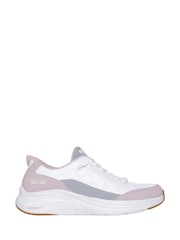Skechers White Contour Foam Cosy Fit Trainers - Image 1 of 4
