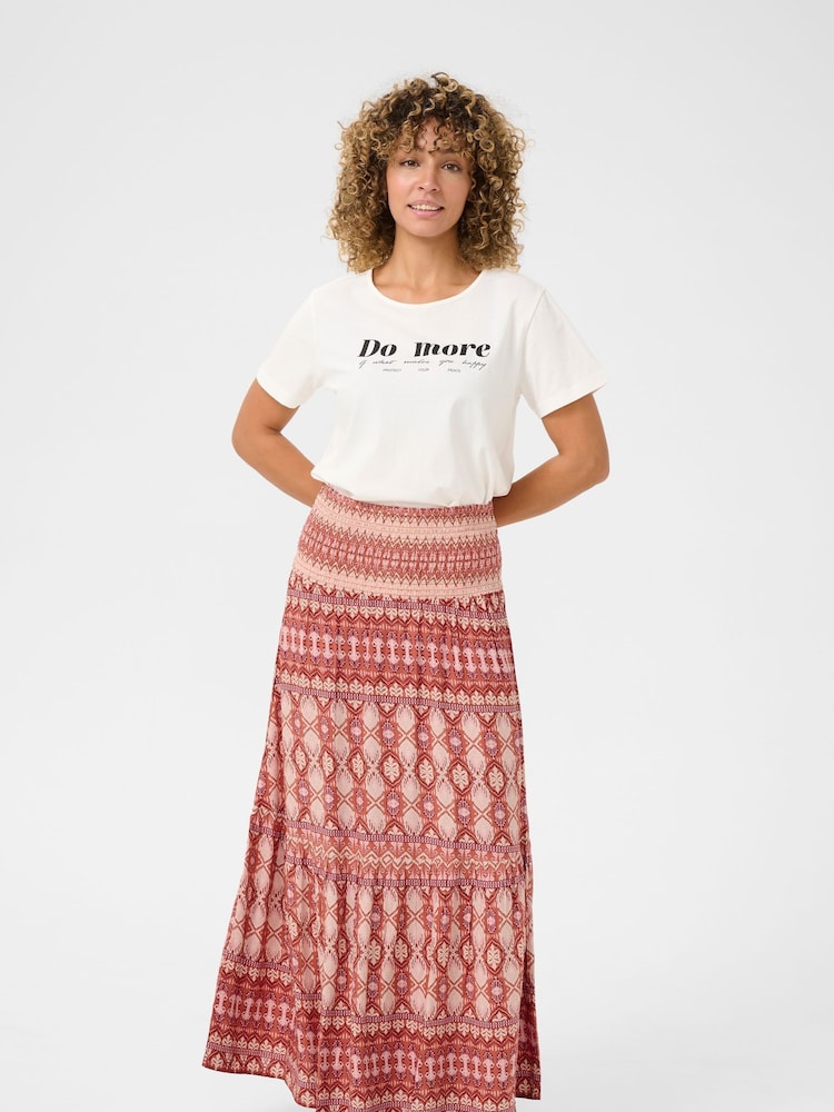 Cream Red CRTiah Maxi Skirt - Image 1 of 5 Cream Red CRTiah Maxi Skirt - Image 1 of 5