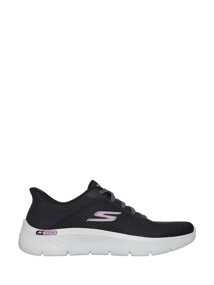 Skechers Black Go Walk Flex Trainers - Image 1 of 2 Skechers Black Go Walk Flex Trainers - Image 1 of 2