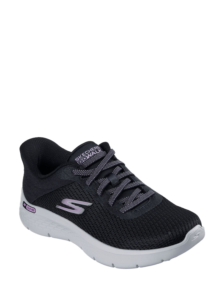 Skechers Black Go Walk Flex Trainers - Image 2 of 2 Skechers Black Go Walk Flex Trainers - Image 2 of 2