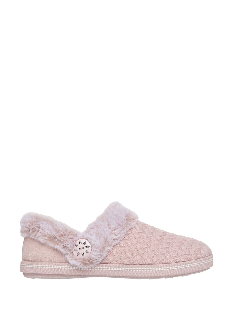 Skechers Pink Cosy Campfire Frosty Promise Slippers - Image 1 of 2