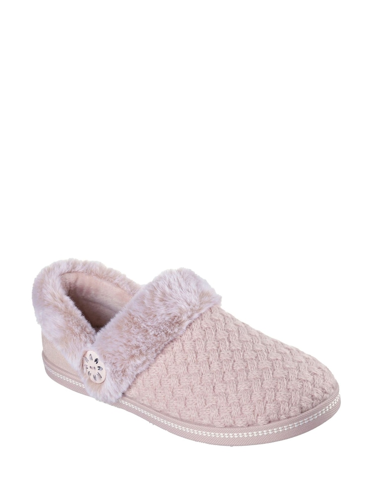 Skechers Pink Cosy Campfire Frosty Promise Slippers - Image 2 of 2