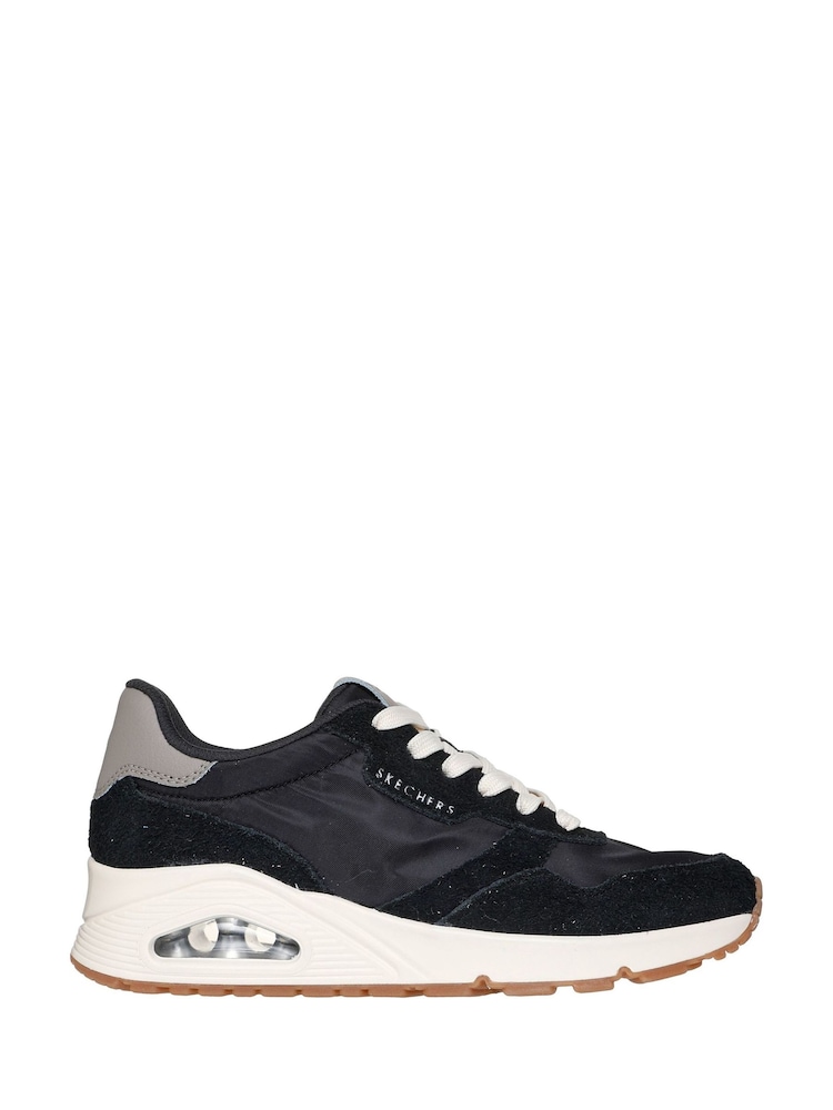 Skechers Black Uno Vintage Dayz Trainers - Image 2 of 4 Skechers Black Uno Vintage Dayz Trainers - Image 2 of 4
