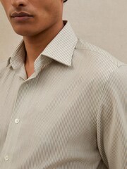 Reiss White/Navy Tailor Shirt - Image 3 of 7