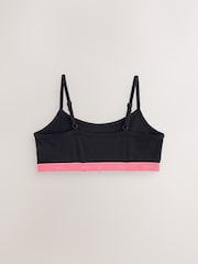 ブラック ブライト ストレッチ - ストラップ クロップ トップス 3 枚組（5～16 歳） - 画像 5 / 7