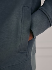 Slate Grey Signature Jersey Bomber Jacket - Image 6 of 12