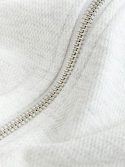 Grey Marl Signature Full Zip Shacket - Image 7 of 10