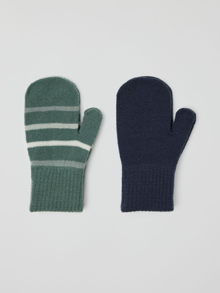 Polarn O. Pyret Green Magic Mittens 2 Pack - Image 1 of 2 Polarn O. Pyret Green Magic Mittens 2 Pack - Image 1 of 2