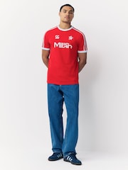 Red Football Graphic Print T-Shirt - Image 2 of 9