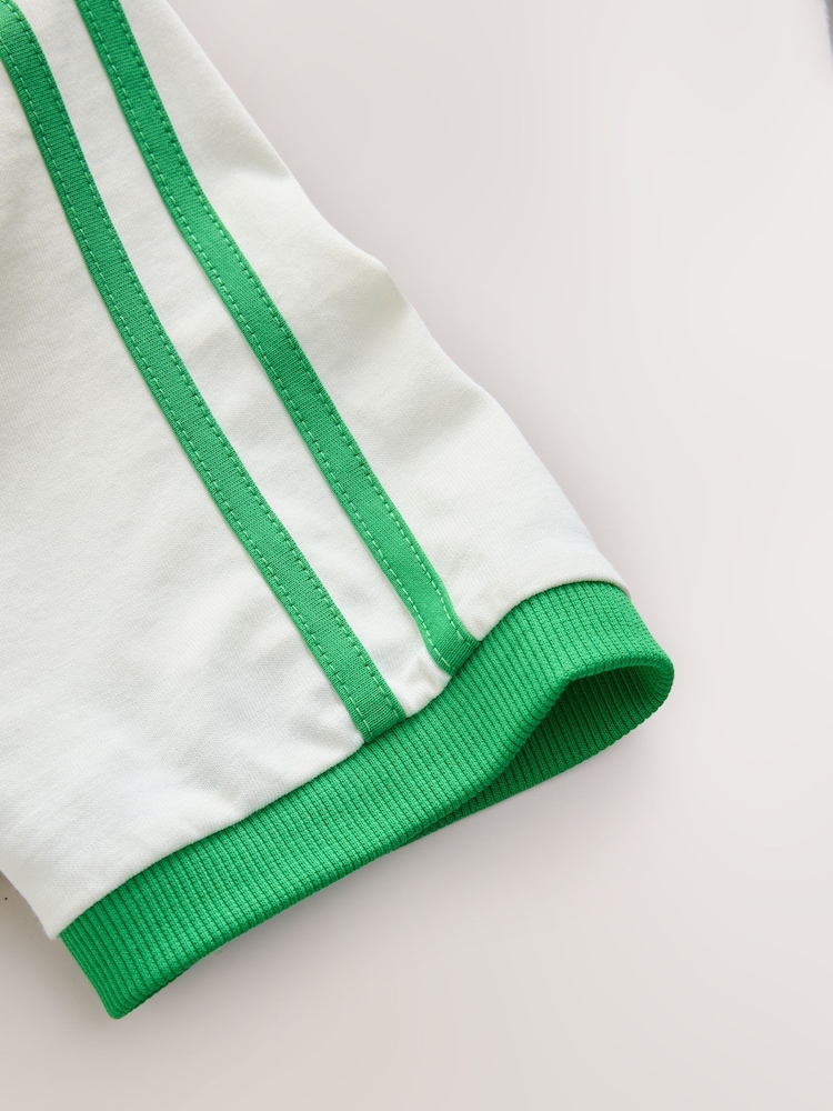 White Football Graphic Print T-Shirt - Image 8 of 8