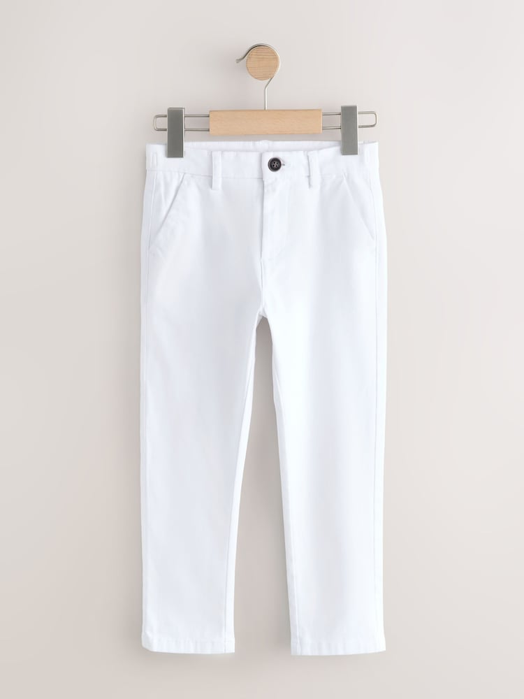 Balta - Tamprios chino kelnės (3-17yrs) - 1 paveikslėlis iš 4