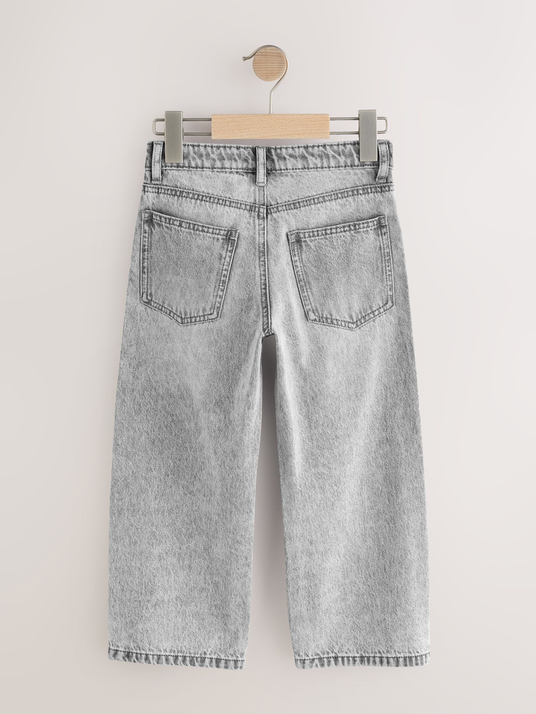Buy Light Grey Wide Fit Authentic Jeans (3-16yrs) from Next USA