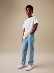 Mid Blue Denim Linen blend Denim Jeans (3-16yrs) - Image 2 of 8