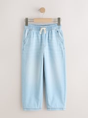 Denim decolorat - Lightweight Pull on Jeans (3-16yrs) - Imaginea 5 din 8