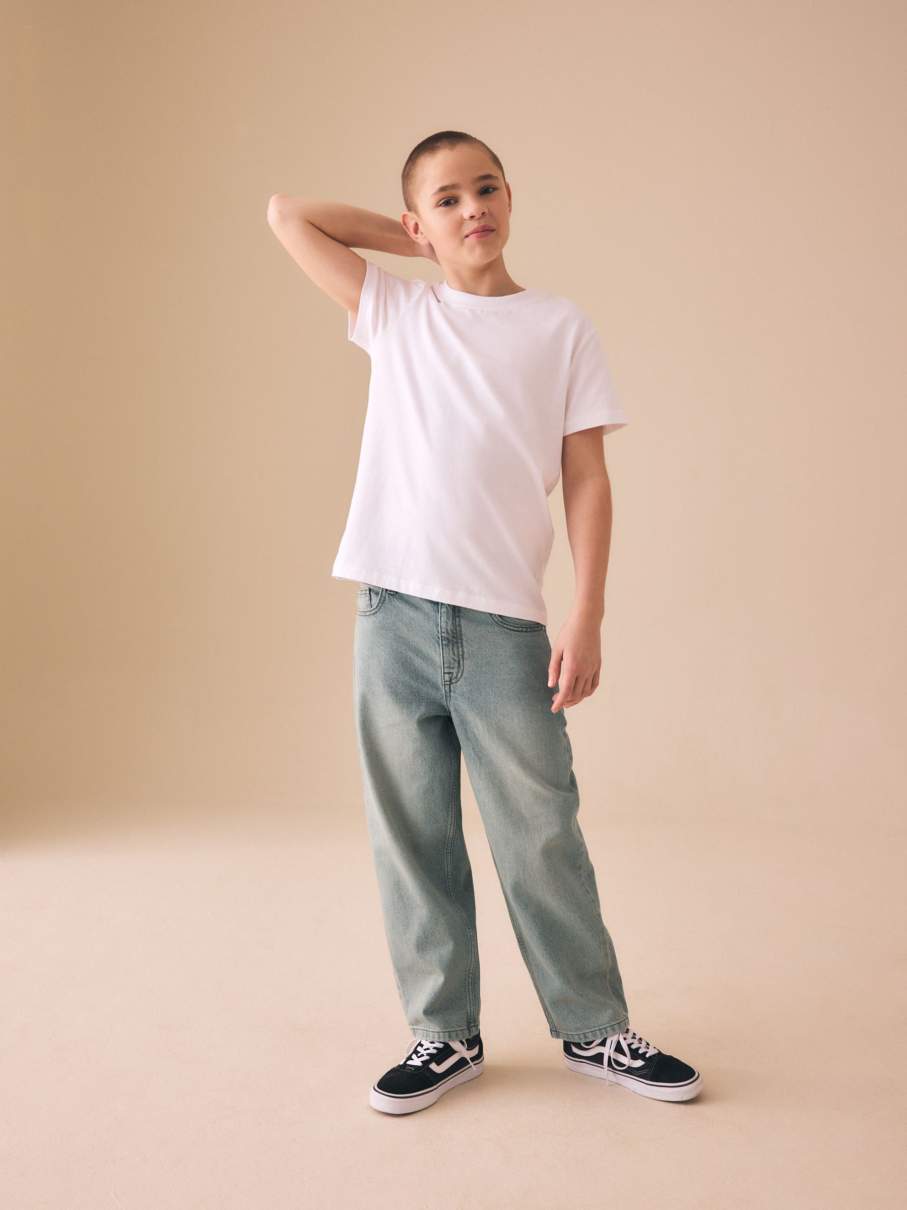 Buy Sand Baggy Tapered Authentic Jeans (3-16yrs) from Next USA