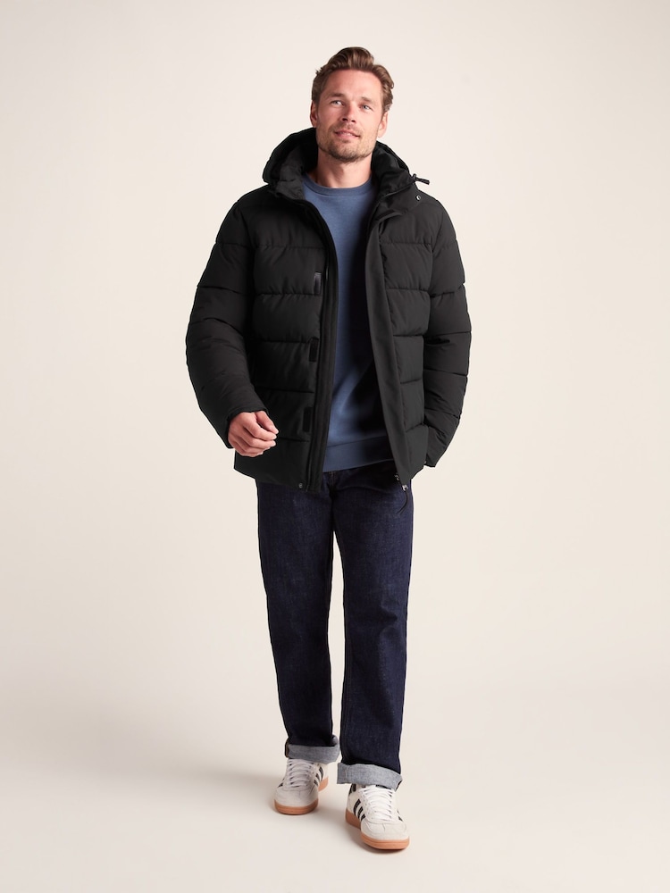 Tog 24 Black Mens Tunnard Padded Short Jacket - Image 1 of 7