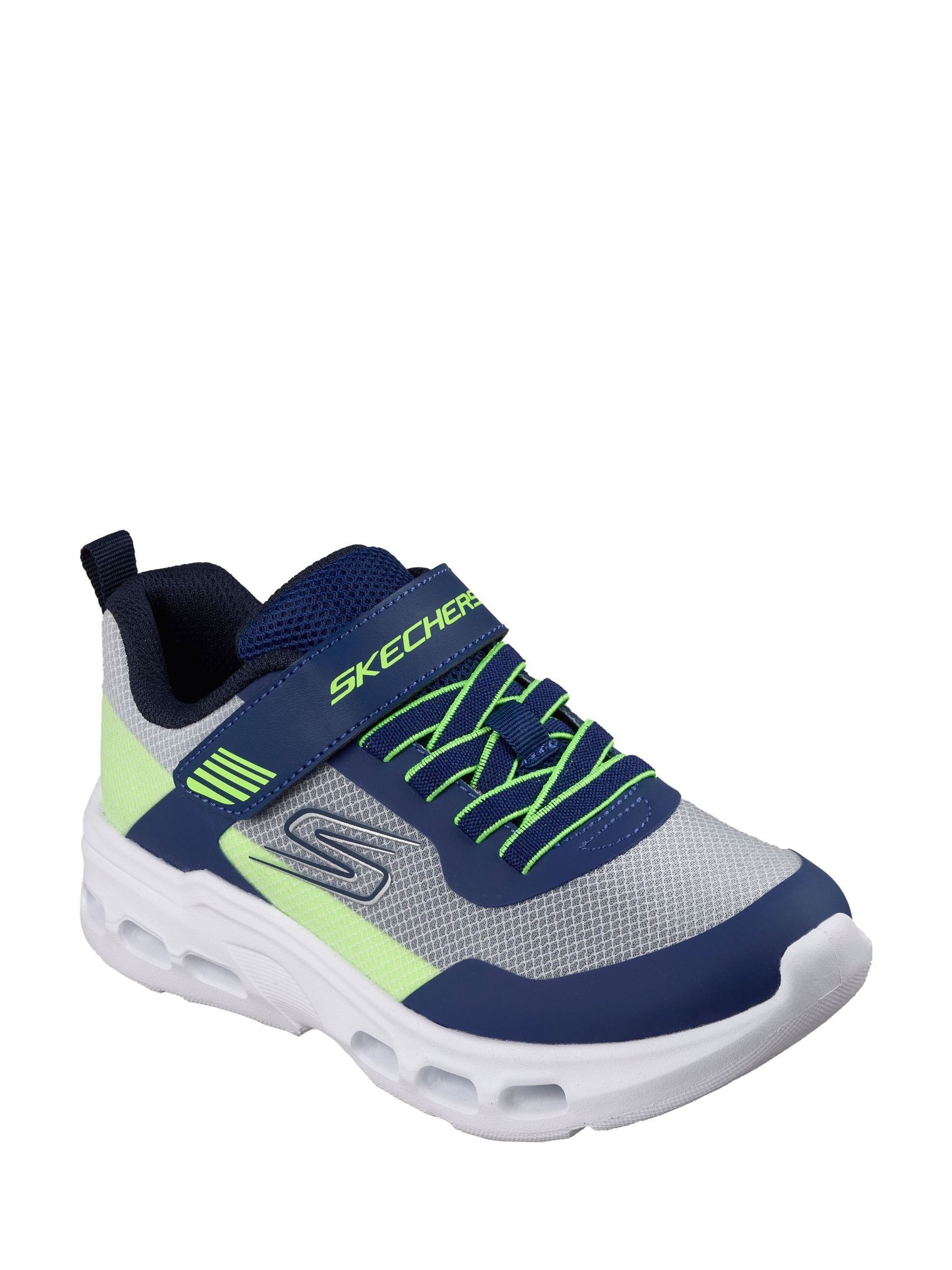 ブルーフルーテッド　プレイン　オープンシュガー Buy Skechers Blue Glide Step Hexa Zorzox Trainers from Next USA