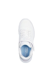 Skechers White Uno Lite 2.0 Vivid Metallic Trainers - Image 5 of 5