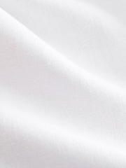 أبيض - بنطلون سهل الارتداء من مزيج كتّان (3 - 16 سنة) - صورة 9 من 9