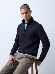 Marin - N. Premium Smart Rib Textured Quarter Tröja - Bild 14 av 14