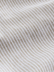 Grey/Ecru Stripe Linen Blend Pull On Trousers (3-16yrs) - Image 8 of 8