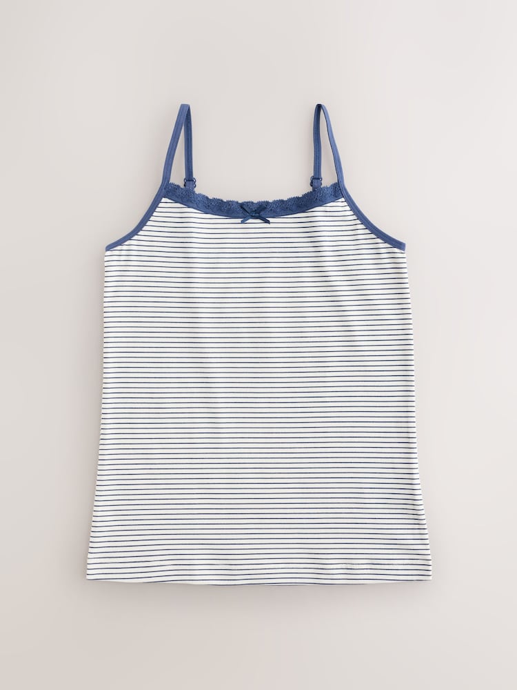 Red Strappy Printed Cami Vests 3 Pack (1.5-16yrs) - Image 2 of 7