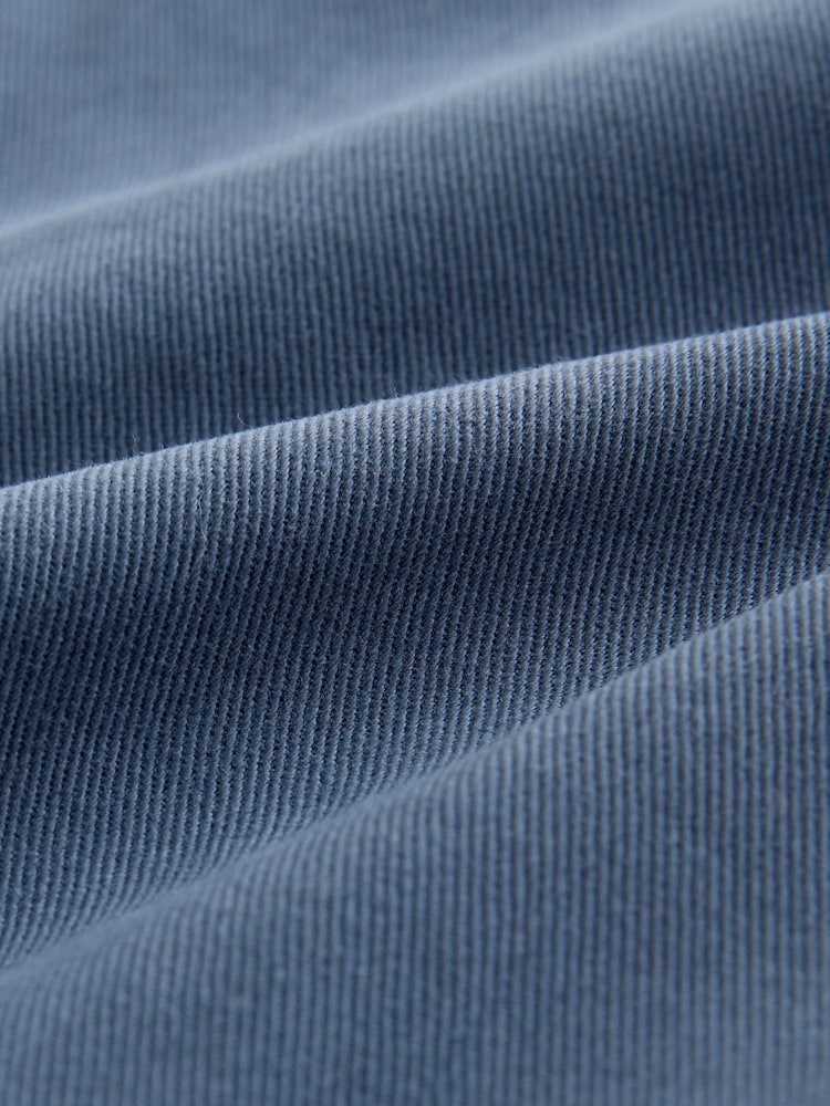 Albastru - Hybrid Waist Chino Trousers (3-16yrs) - Imaginea 8 din 8